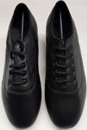 High Top Workout 1.5" Giorgio II -- Men's Split Sole Latin Ballroom Oxford -- Black
