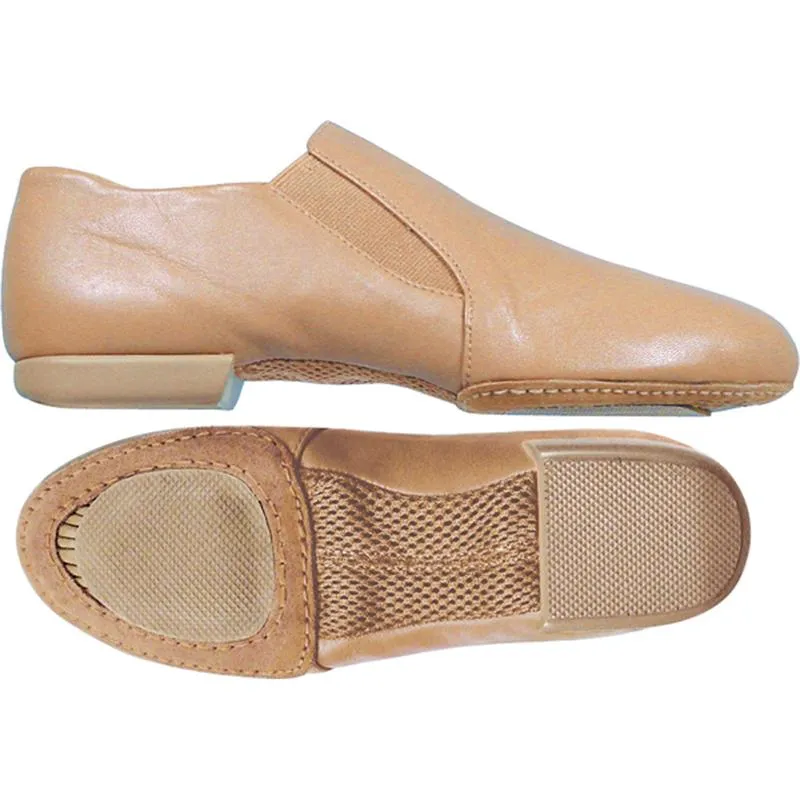 Javier -- Split Sole Jazz Slip-On -- Caramel Shock Guard
