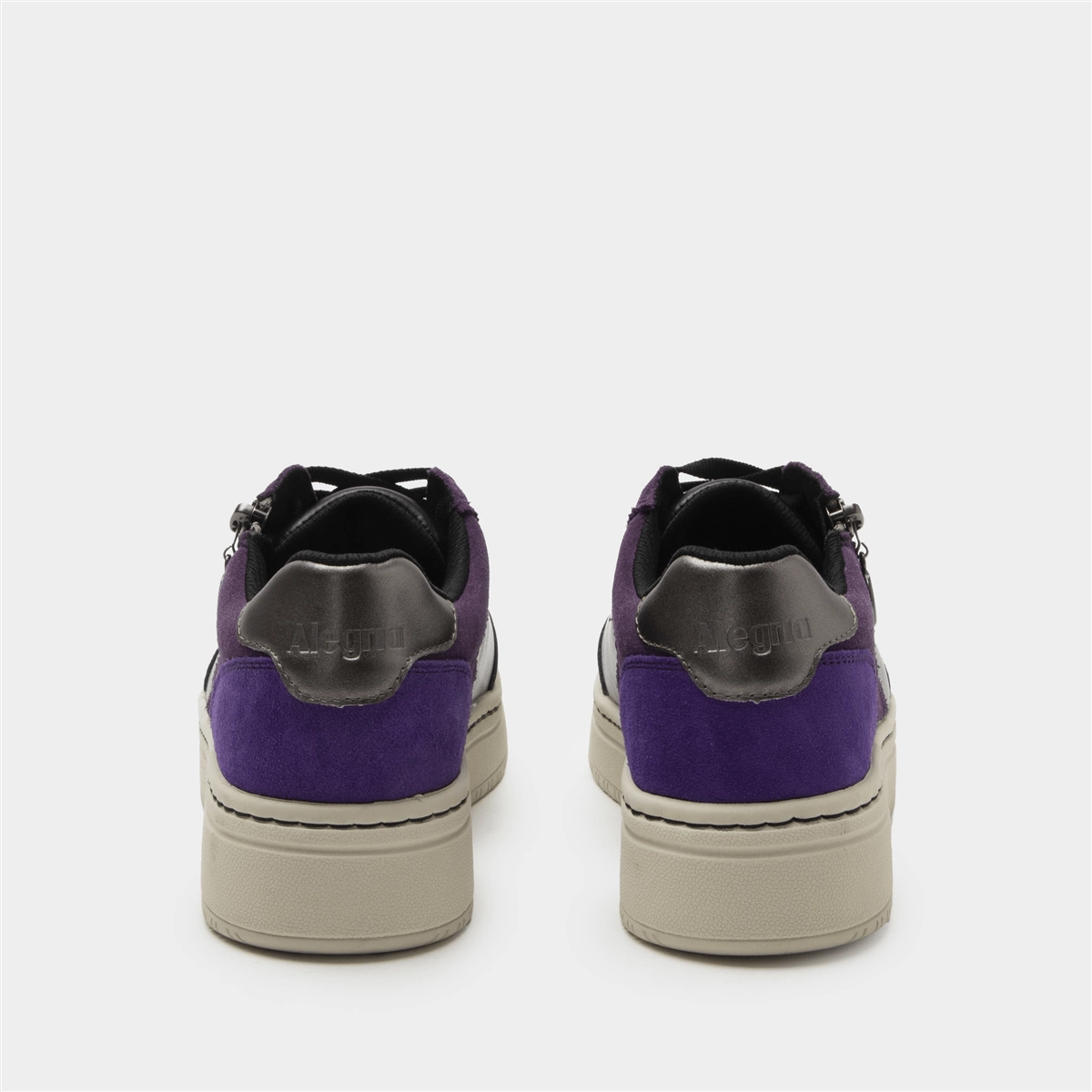 Averie | Suede/Vegan Leather | Black/Purple Energy Boost