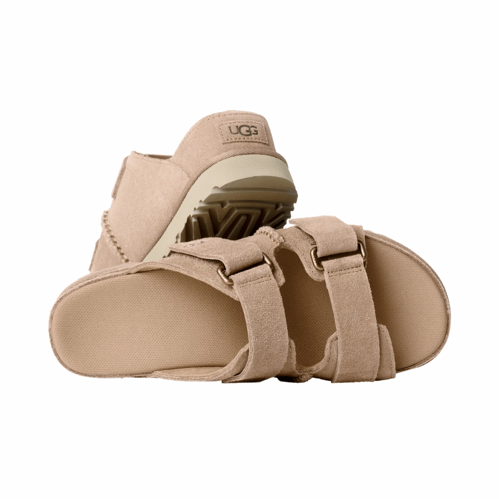 Durable Build Goldenstar Hi Slide | Women | Suede | Sand