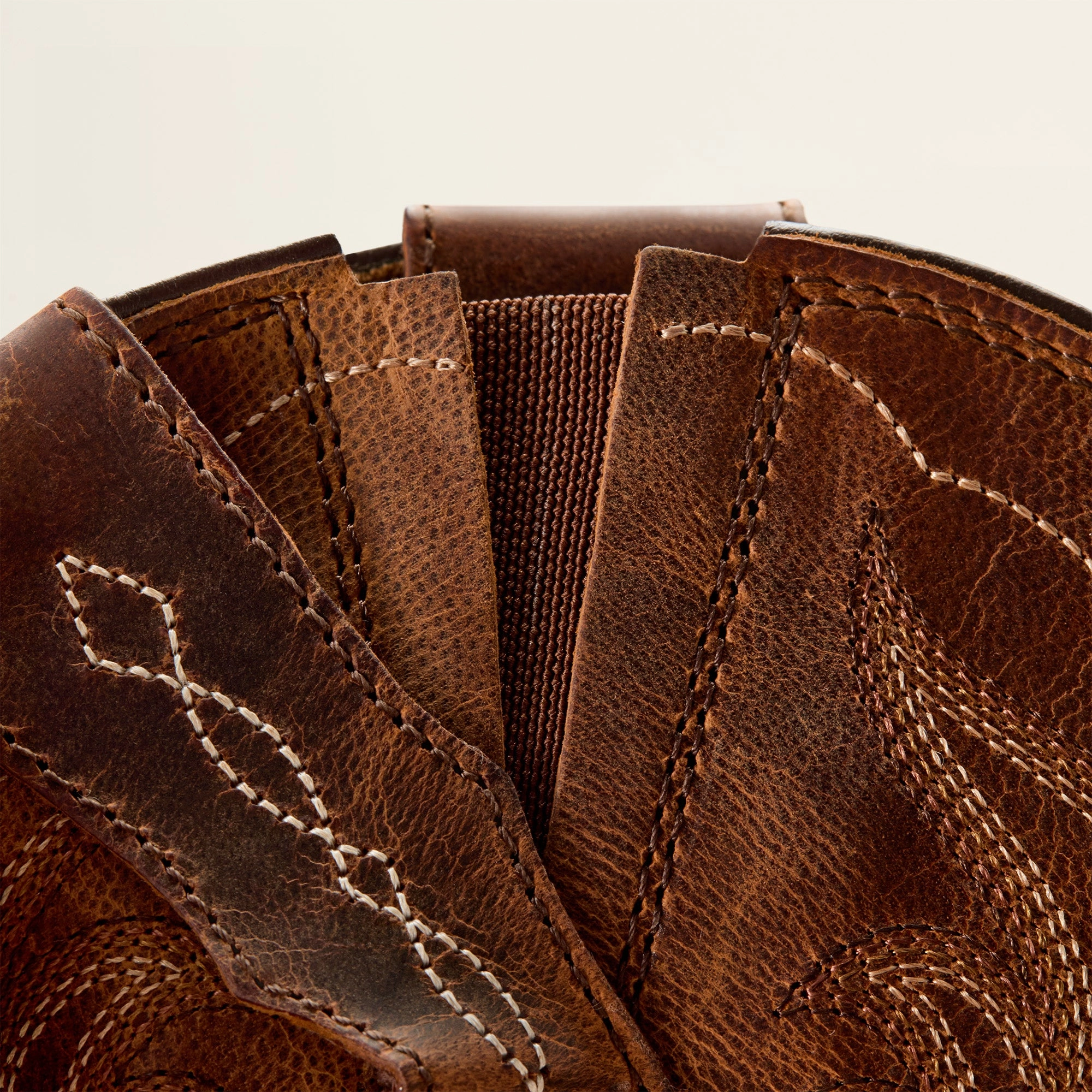 Ariat Women's Rich Oak Brown Heritage X Toe StretchFit Western Cowgirl Boots 10061307 Compact Build Comfort Laces