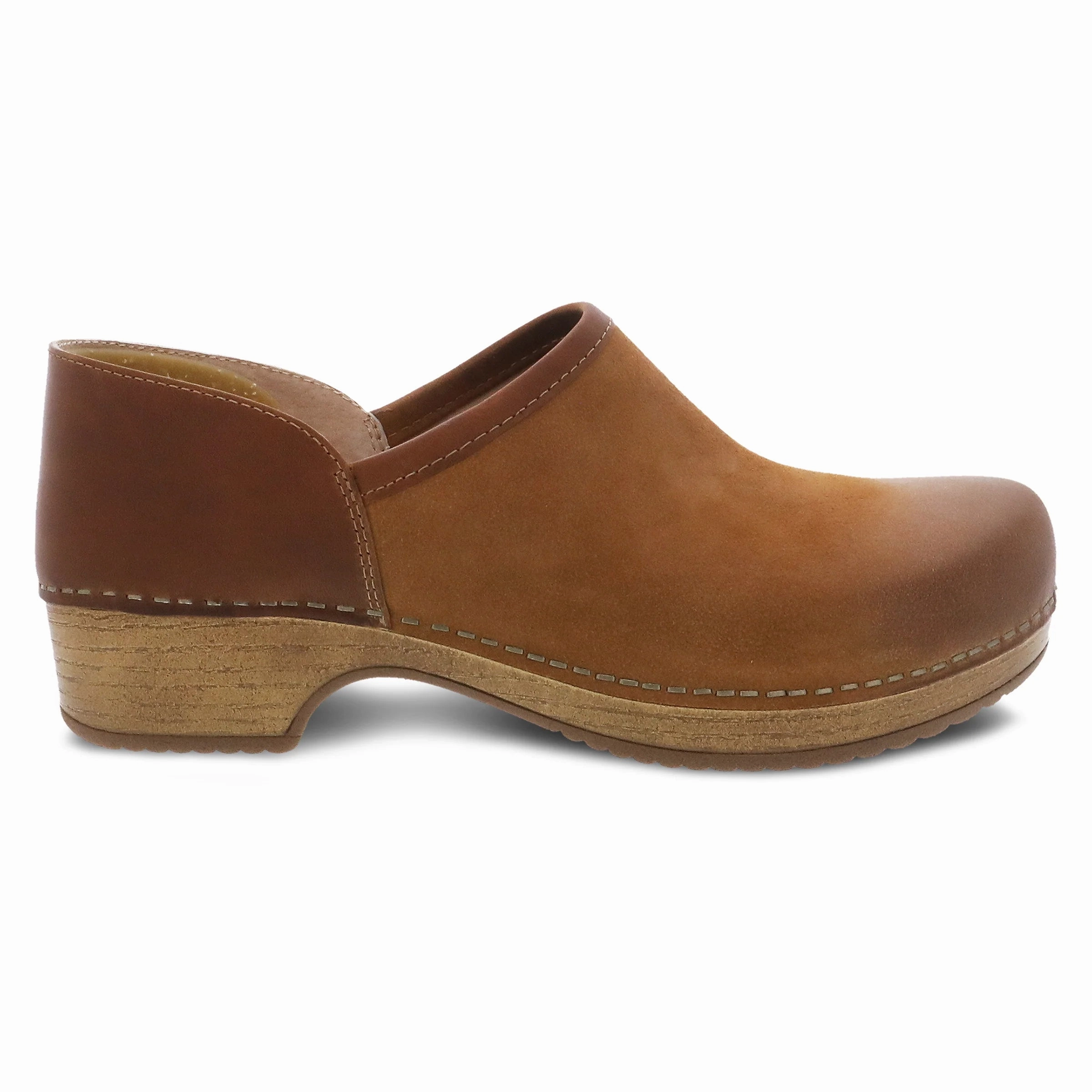 Brenna | Burnished Suede | Tan - Clog - Dansko