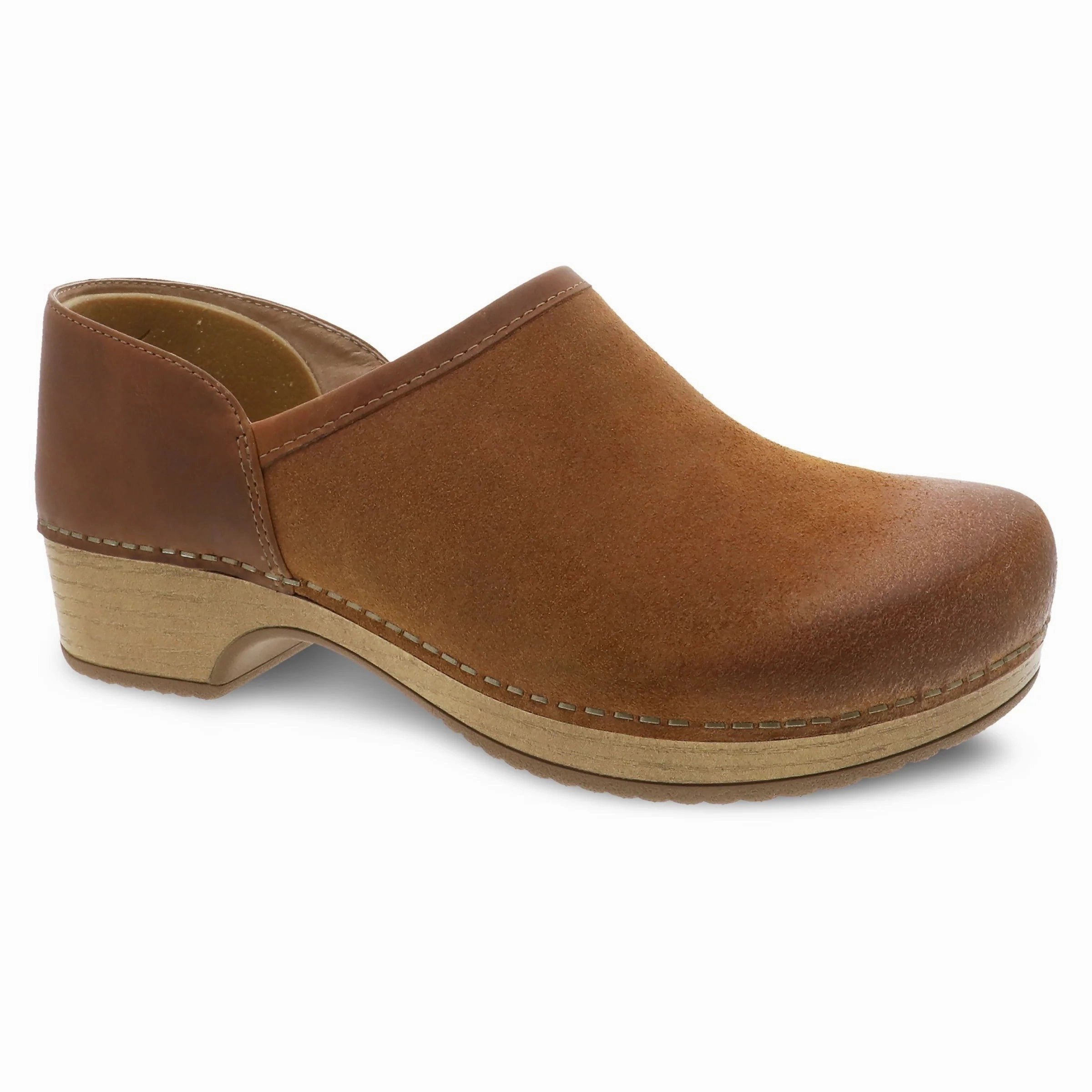 Brenna | Burnished Suede | Tan - Clog - Dansko