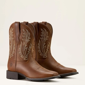 EverydayUse Anti Odor Ariat Women's Round Up Filly 9" Brown Wide Square Toe Western Cowgirl Boots 10064074