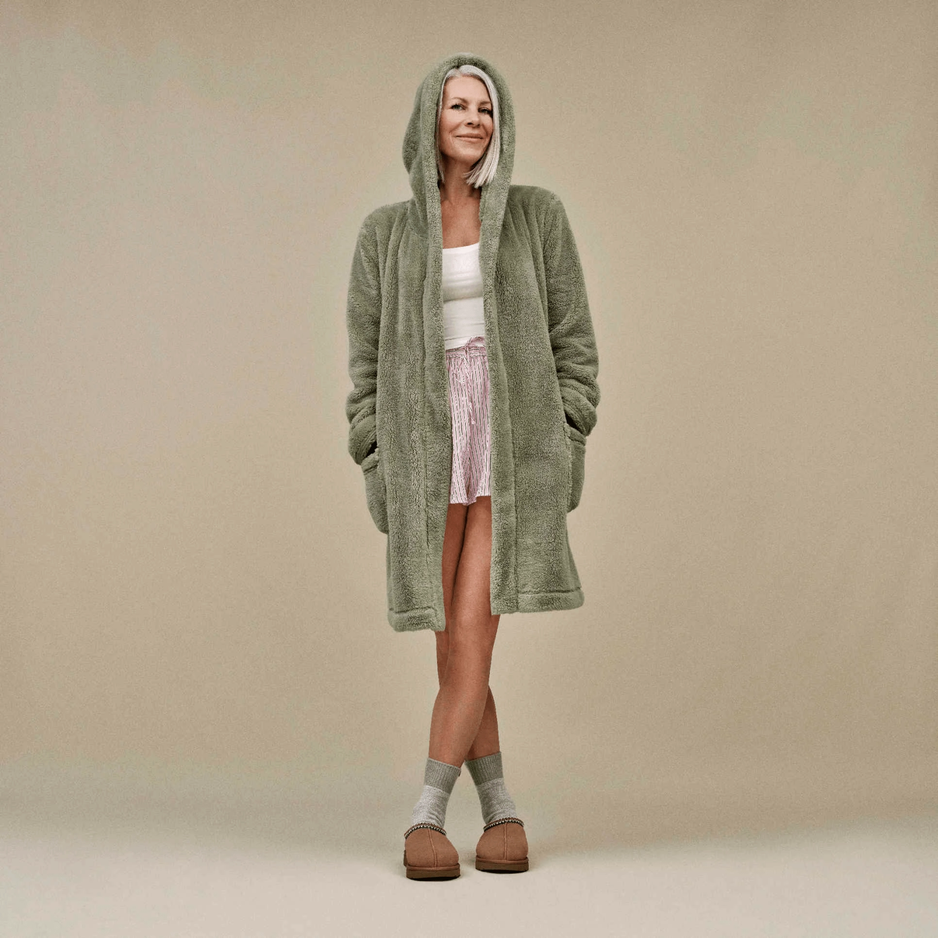 Winter Warm Tasman II | Women | Suede/Sheepskin | Chestnut