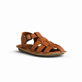 soft pastel World Step Capri | Leather | Cognac Brown