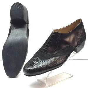 Carlos -- Men's Tango Oxford -- Black Sky Blue