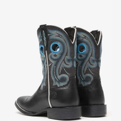 Cozy Lined Support Cushion Durango Womens Westward Midnight Sky Black Western Cowgirl Boot DRD0447