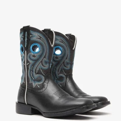 Breathable Interior Neutral Tones Durango Womens Westward Midnight Sky Black Western Cowgirl Boot DRD0447