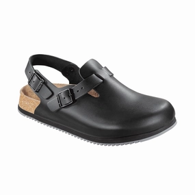 Casual Flats Tokio Supergrip Black Smooth Leather
