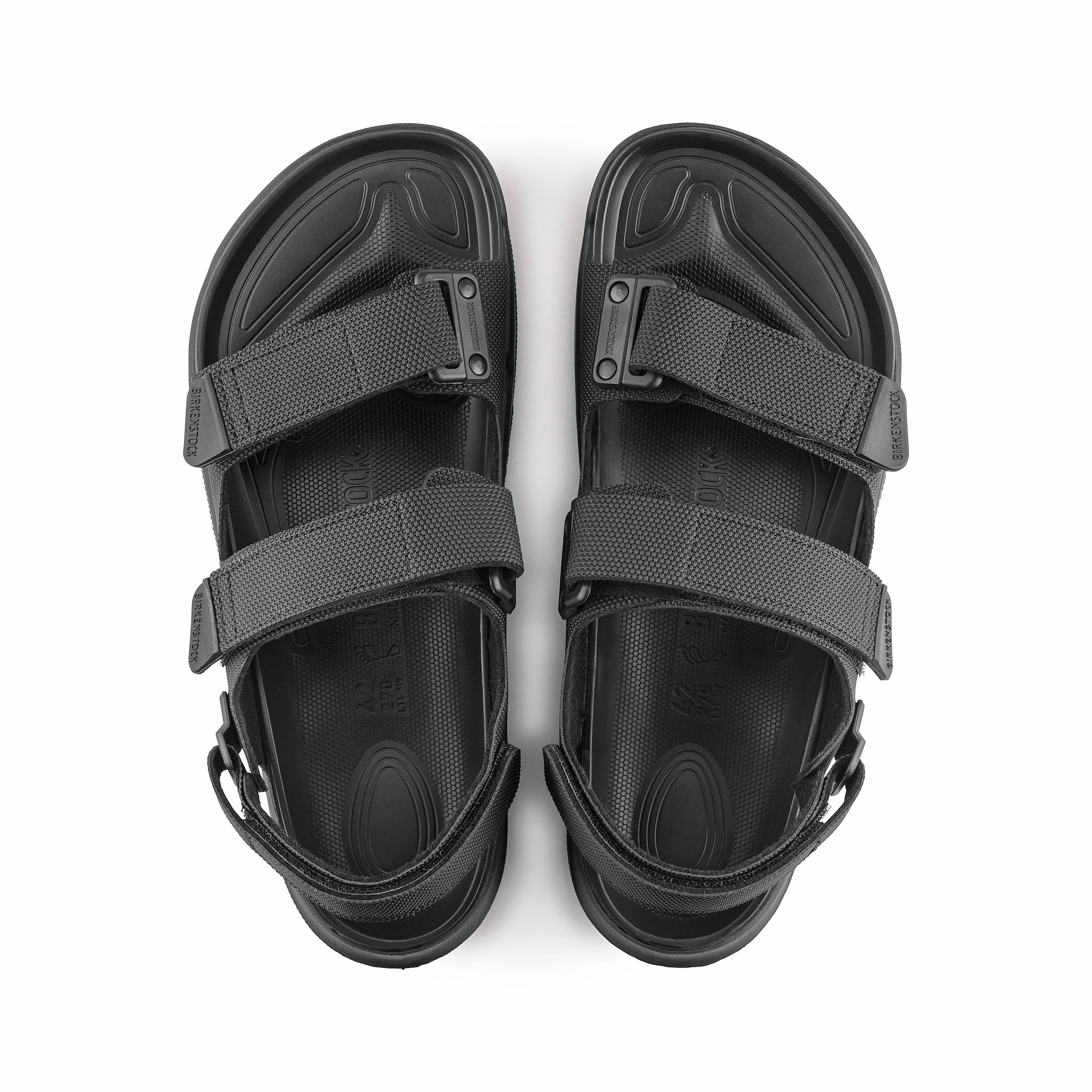 Supportive flat sandals Tatacoa Futura Black Birko-Flor