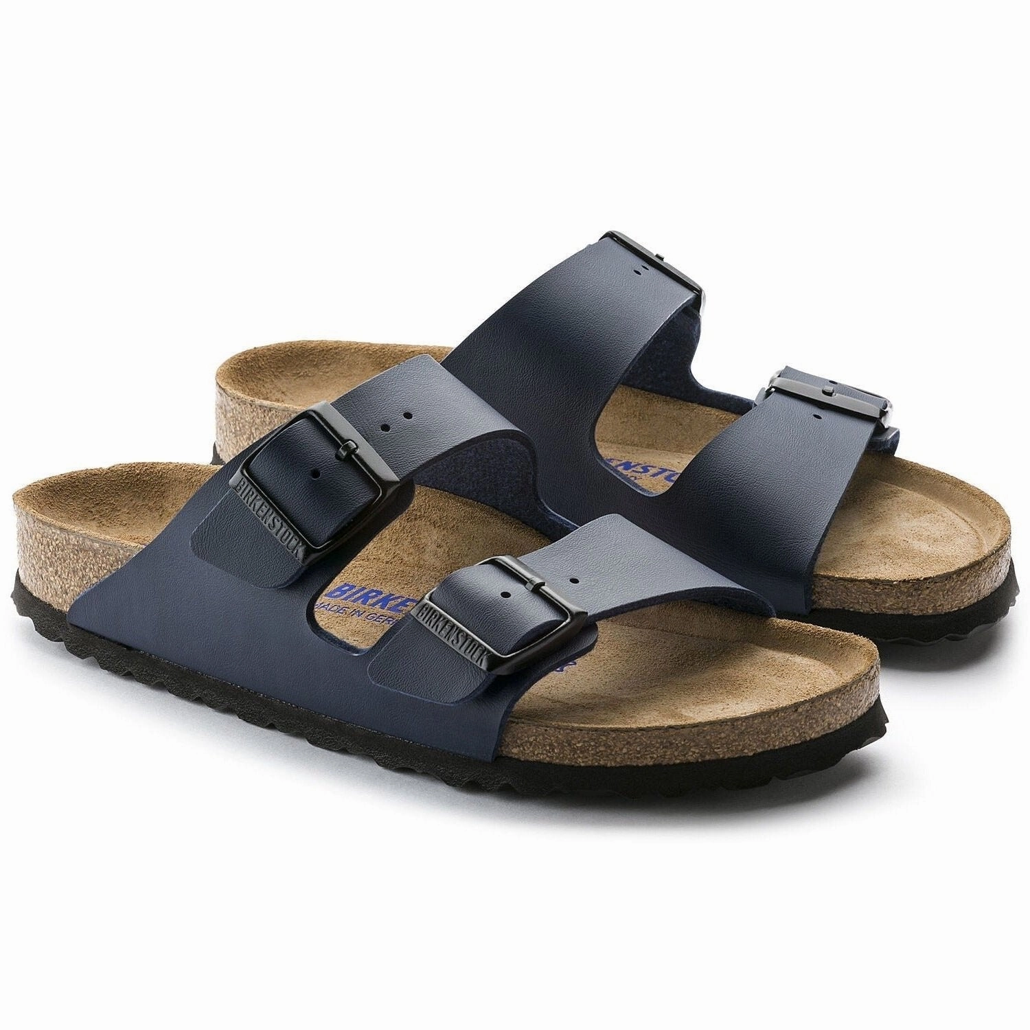 Arizona | Soft Footbed | Birko-Flor | Blue Nude Calm Casual Shoes
