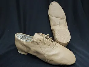 Children's Jazz Soft -- Split Sole Jazz Oxford -- Tan Road Long