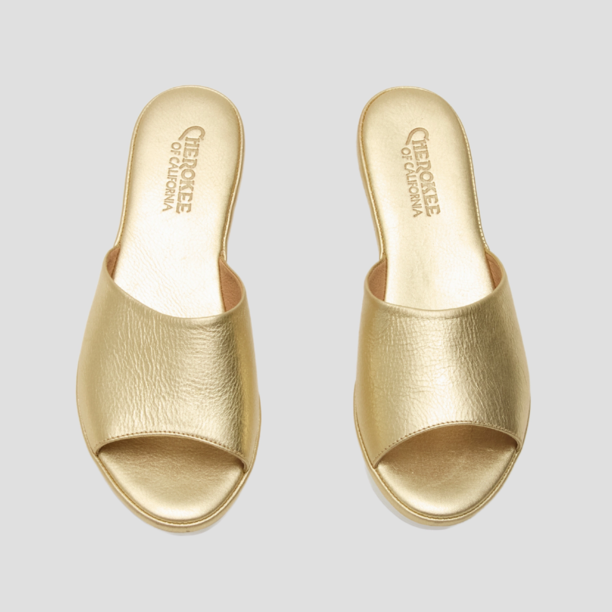 Slip On Happy Move Cindy Mid Beep Gold White Bottom