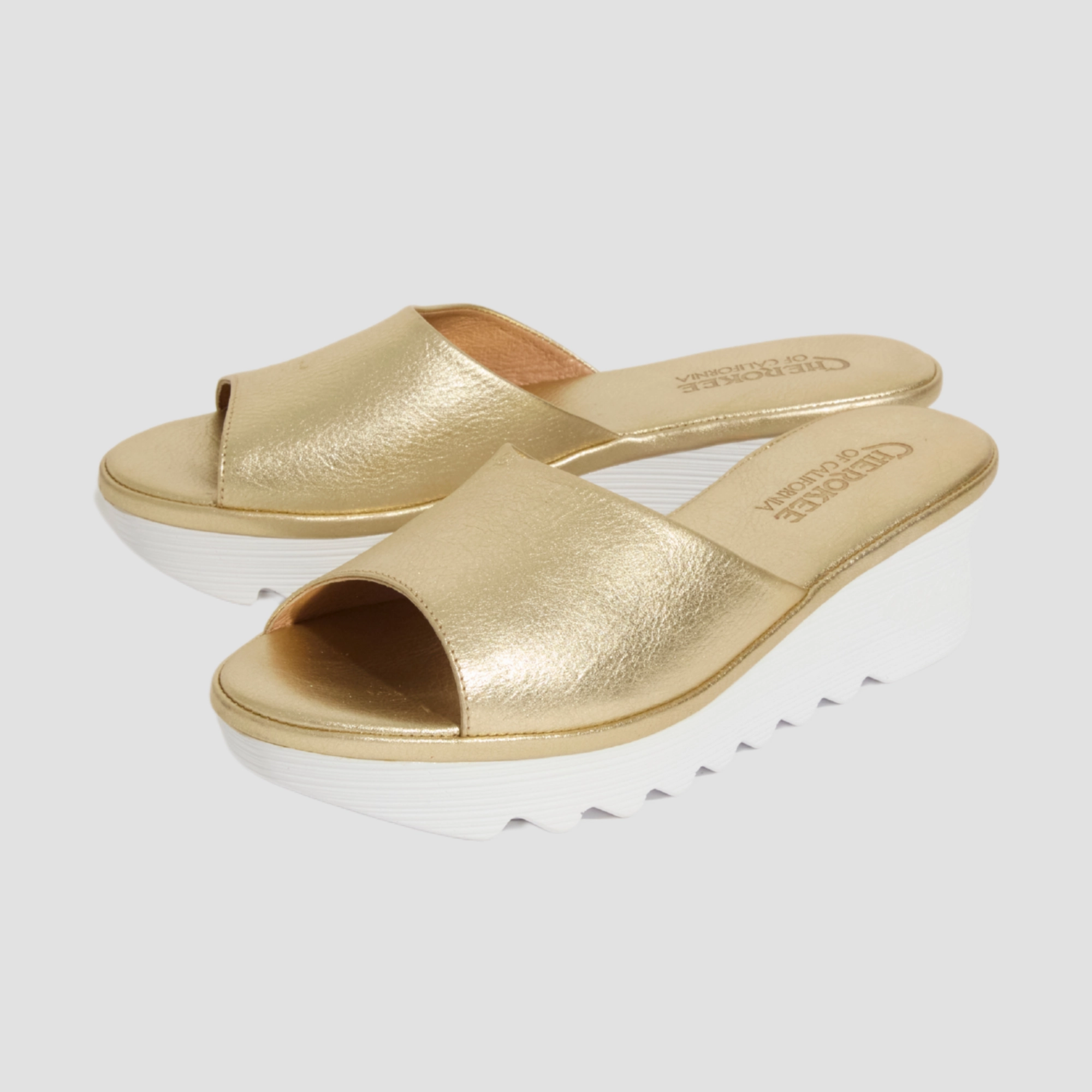 Cindy Mid Beep Gold White Bottom King Walk