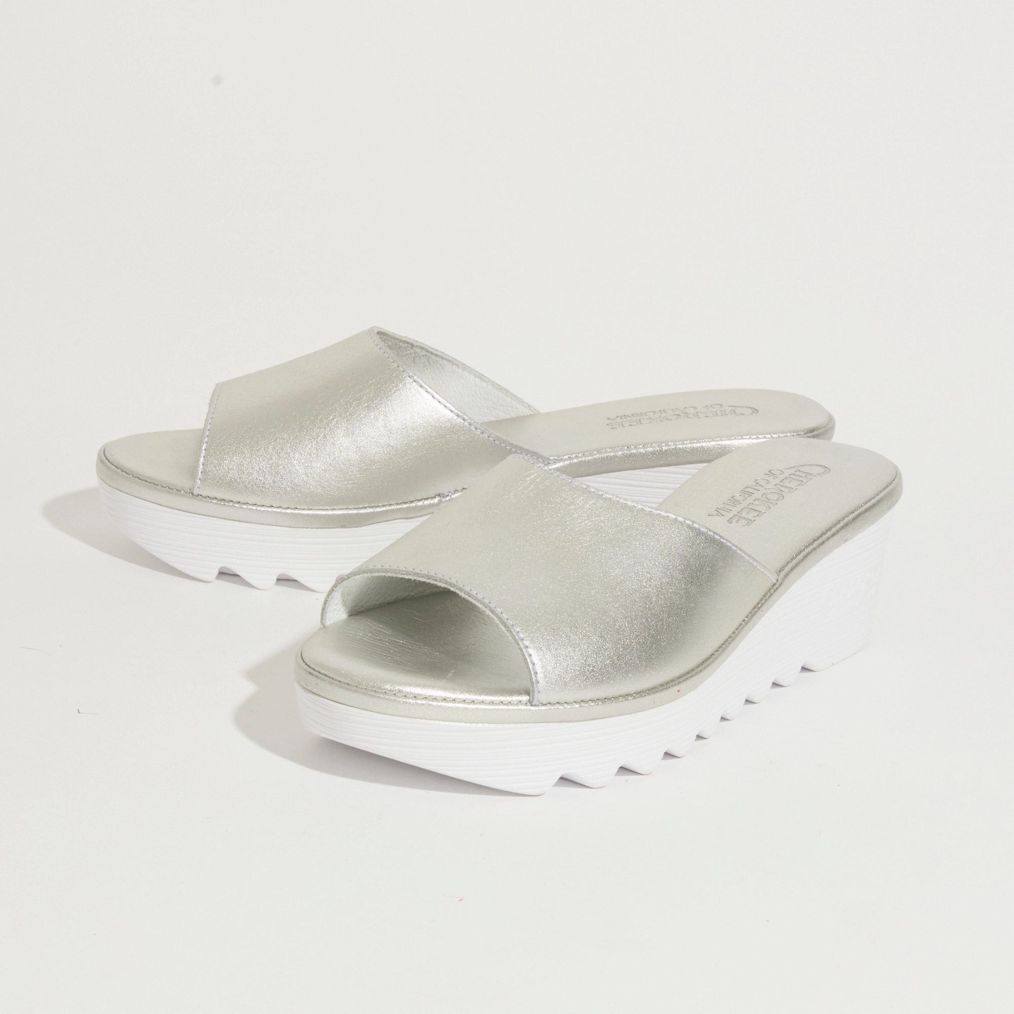 Island Step quick dry Cindy Mid Beep Silver White Bottom