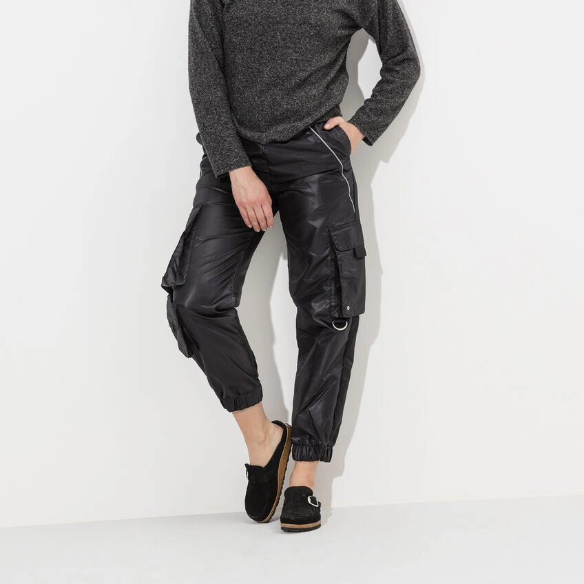 Buckley Ring Buckle | Suede | Black Platform Sole