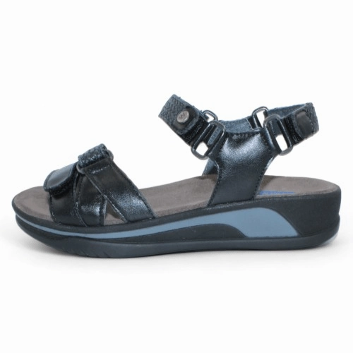 Bead Edge Acula | Leather | Black