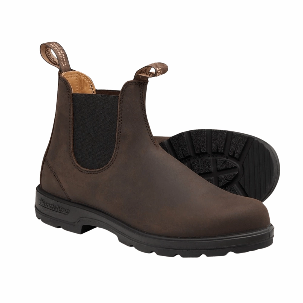 Cushioned heel Classic Chelsea Boot | Brown #2340