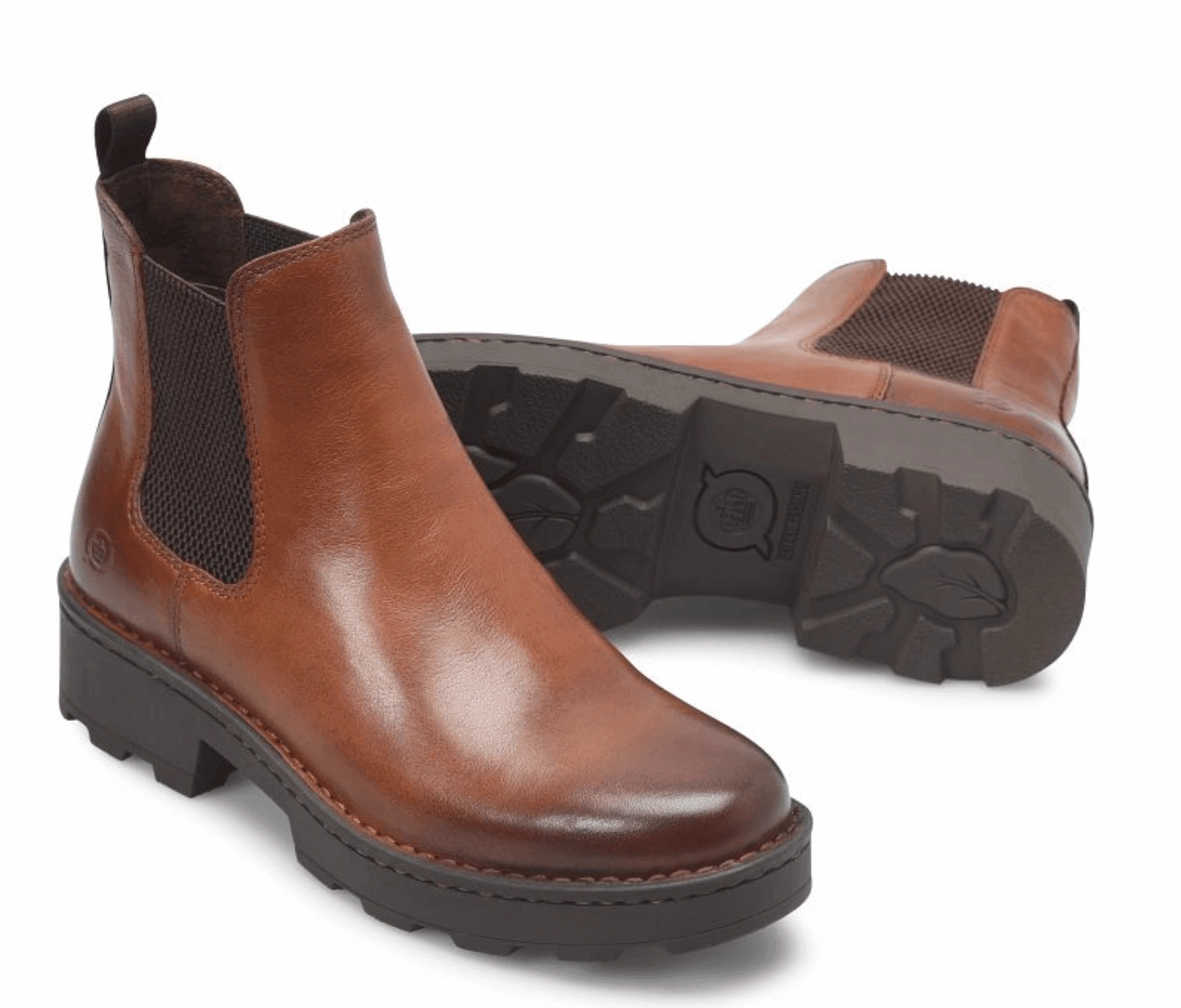 Born Women's Verona Brown Leather Chelsea Boot Ankle Boot BR0050306 All-Purpose Style