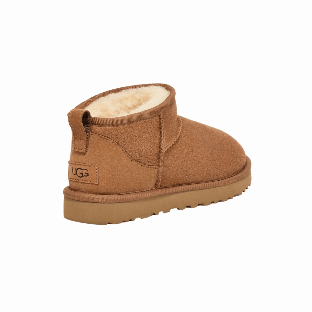 Comfortable Insole Dark Edge Classic Ultra Mini | Women | Sheepskin | Chestnut