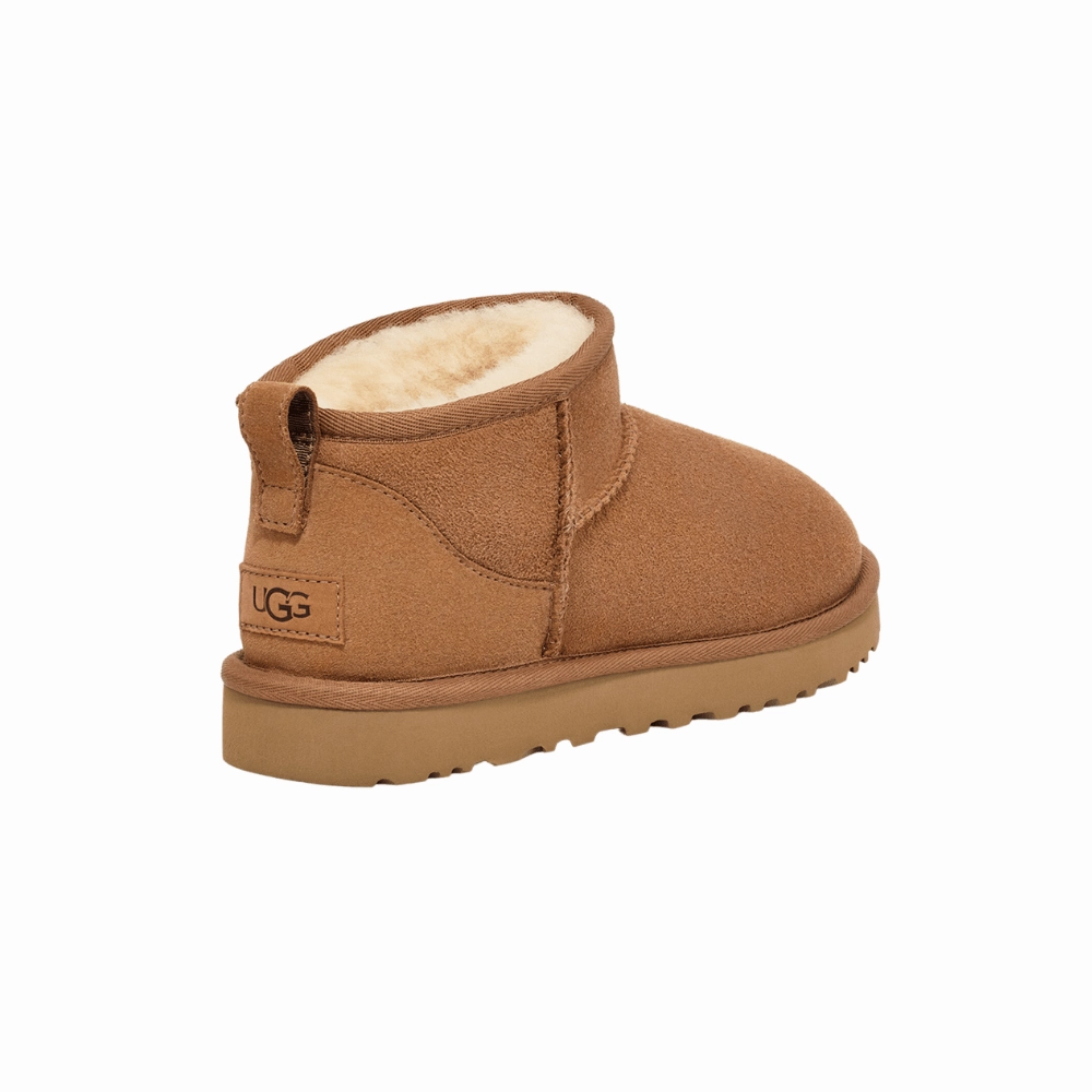 Comfortable Insole Dark Edge Classic Ultra Mini | Women | Sheepskin | Chestnut