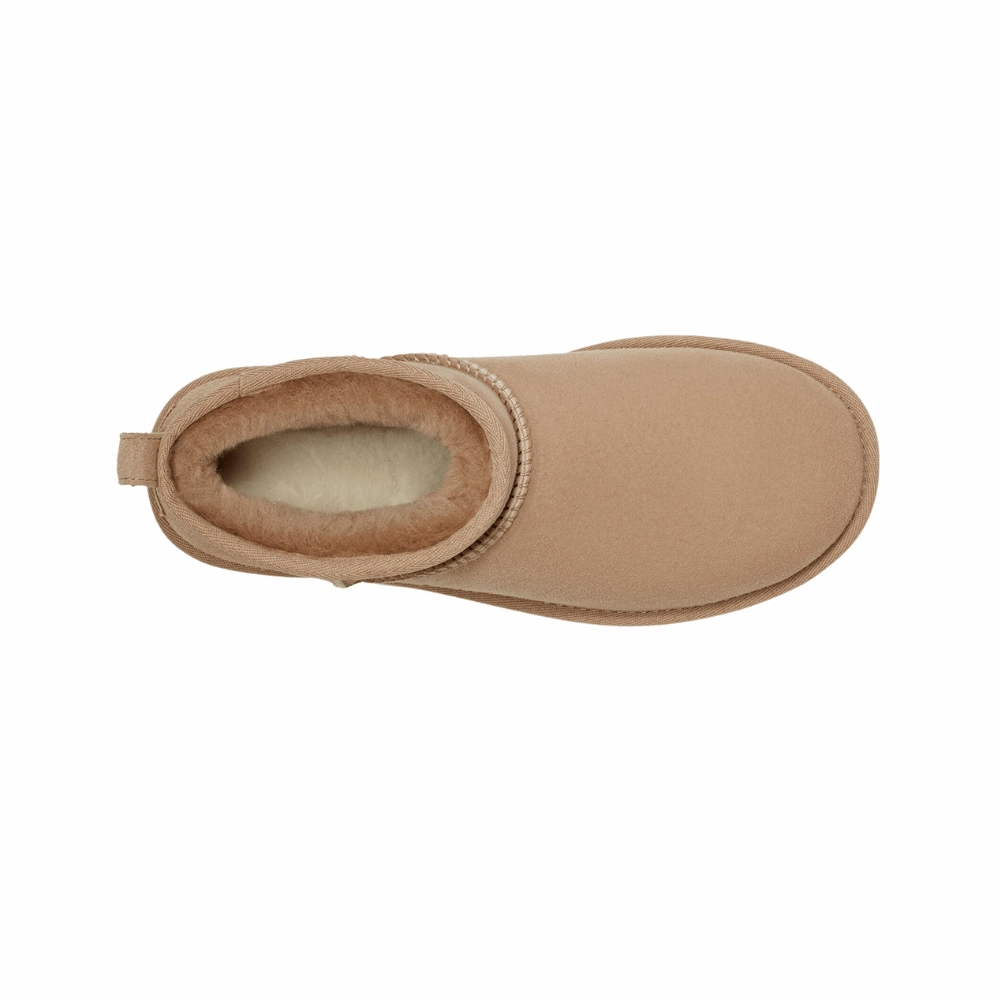 Soul Step Classic Ultra Mini | Women | Sheepskin | Sand