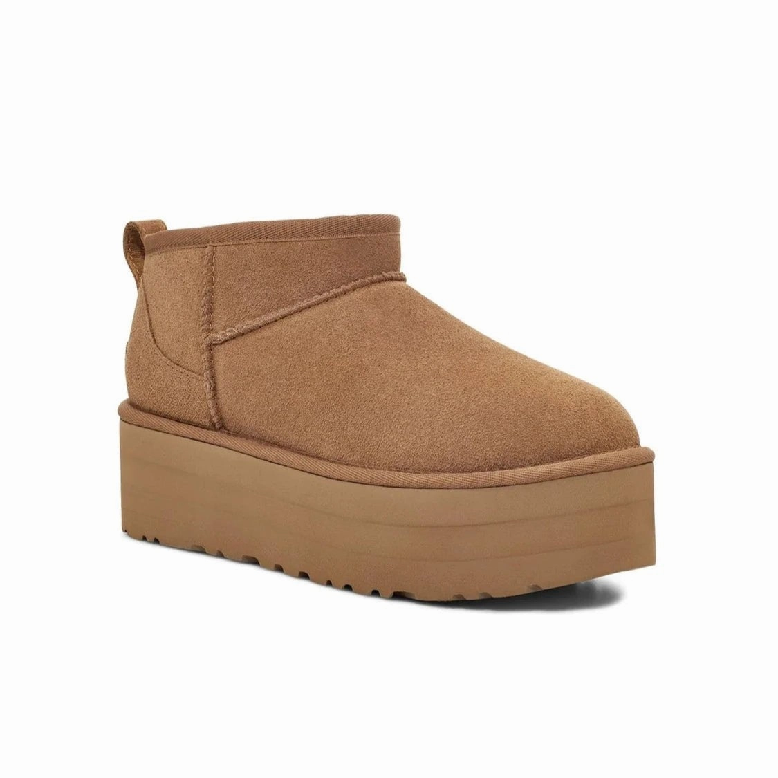 Icon Edge Energy Core Classic Ultra Mini Platform | Women | Suede | Chestnut