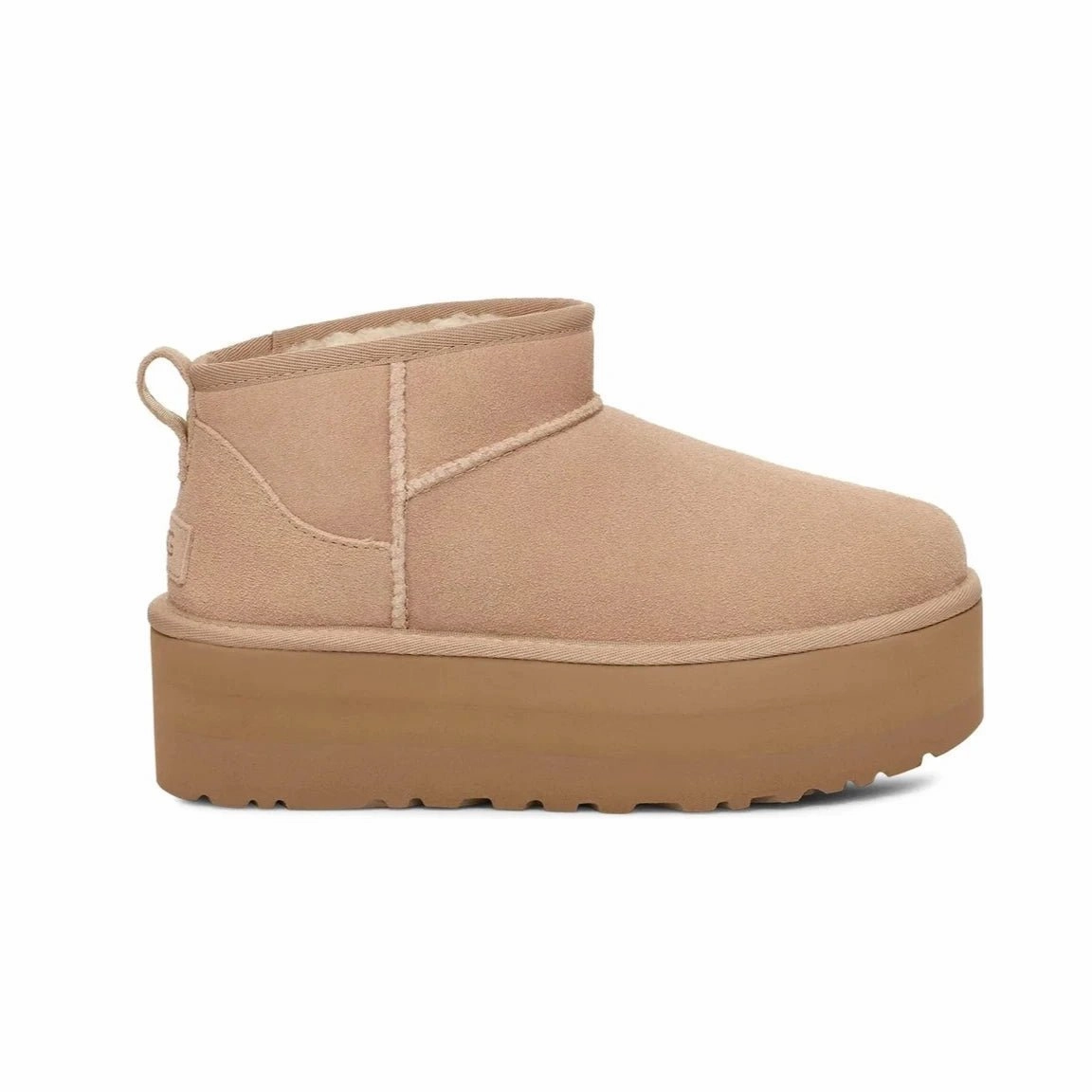 Comfort Wedge Classic Ultra Mini Platform | Women | Suede | Sand