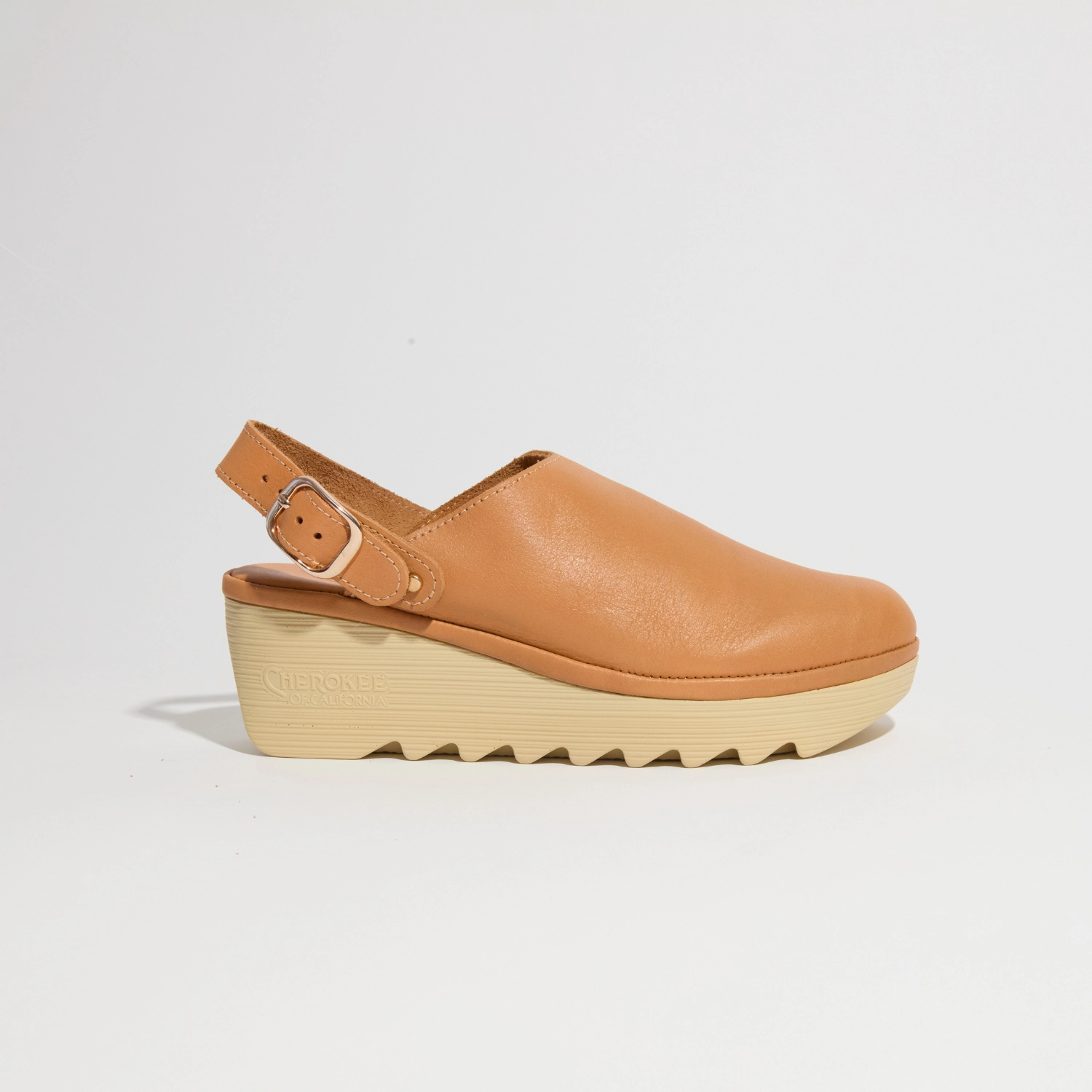 Jenny With A Buckle - Natural Eva Midsole Comfortable Sole