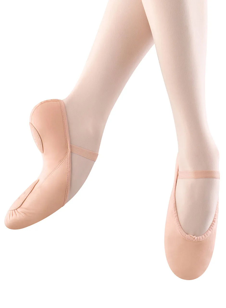 Arch Support Daily Walk Neo Hybrid Leather/Neoprene Split Sole Ballet -- Pink