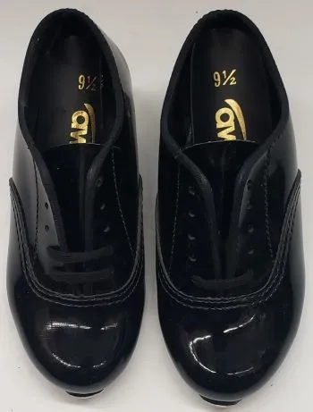 Walking Oxfords Cleveland -- Boy's Tap Oxford -- Black Patent