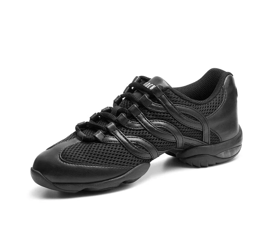 Clifton -- Split Sole Dancesneaker -- Black Breathable Lining