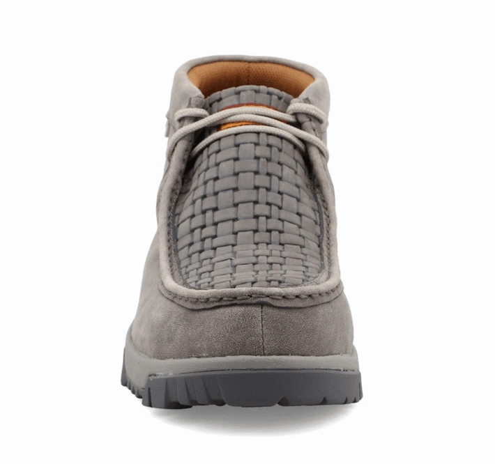 Ground Force Twisted X Men's Grey Chukka Driving Nano Safety Toe Work  Shoe MXCN001