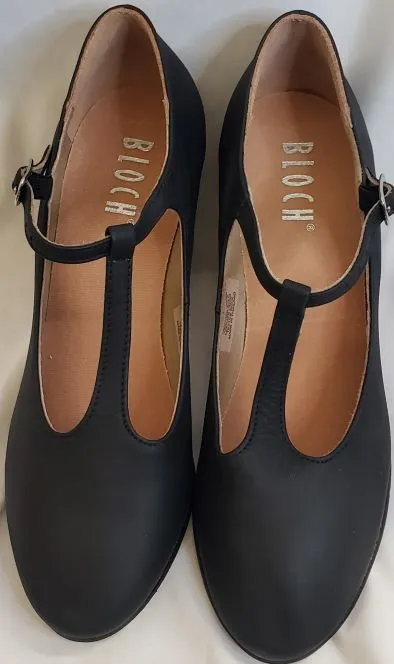 3" Paula -- Women's T-Strap Character Shoe -- Black Play Hard Shock Absorbing