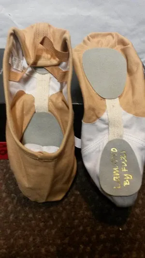 Comfort Grip Lam Pro -- Canvas Split Sole Ballet -- Flesh