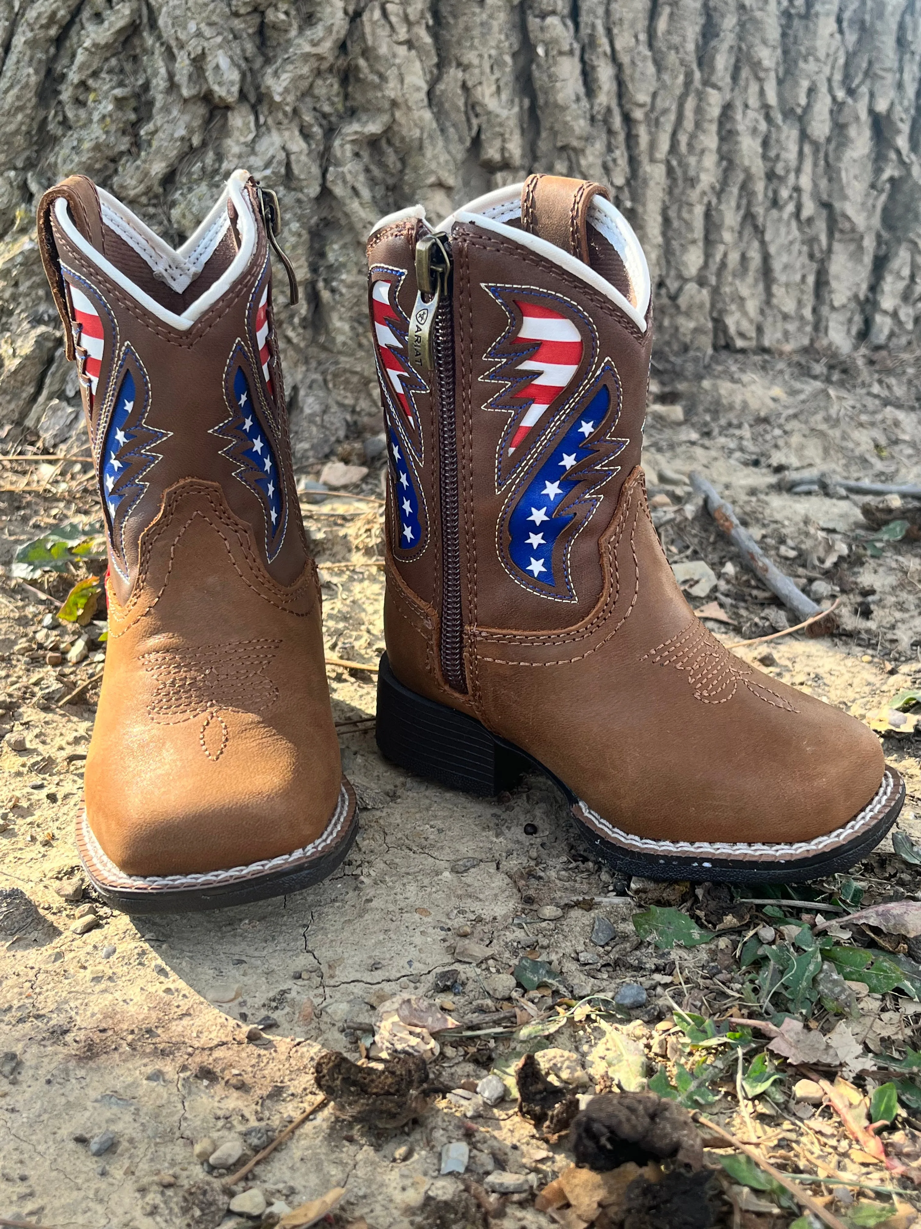 Ariat Lil' Stomper Toddler George Western Cowboy Boot A441002702 Warm Comfort