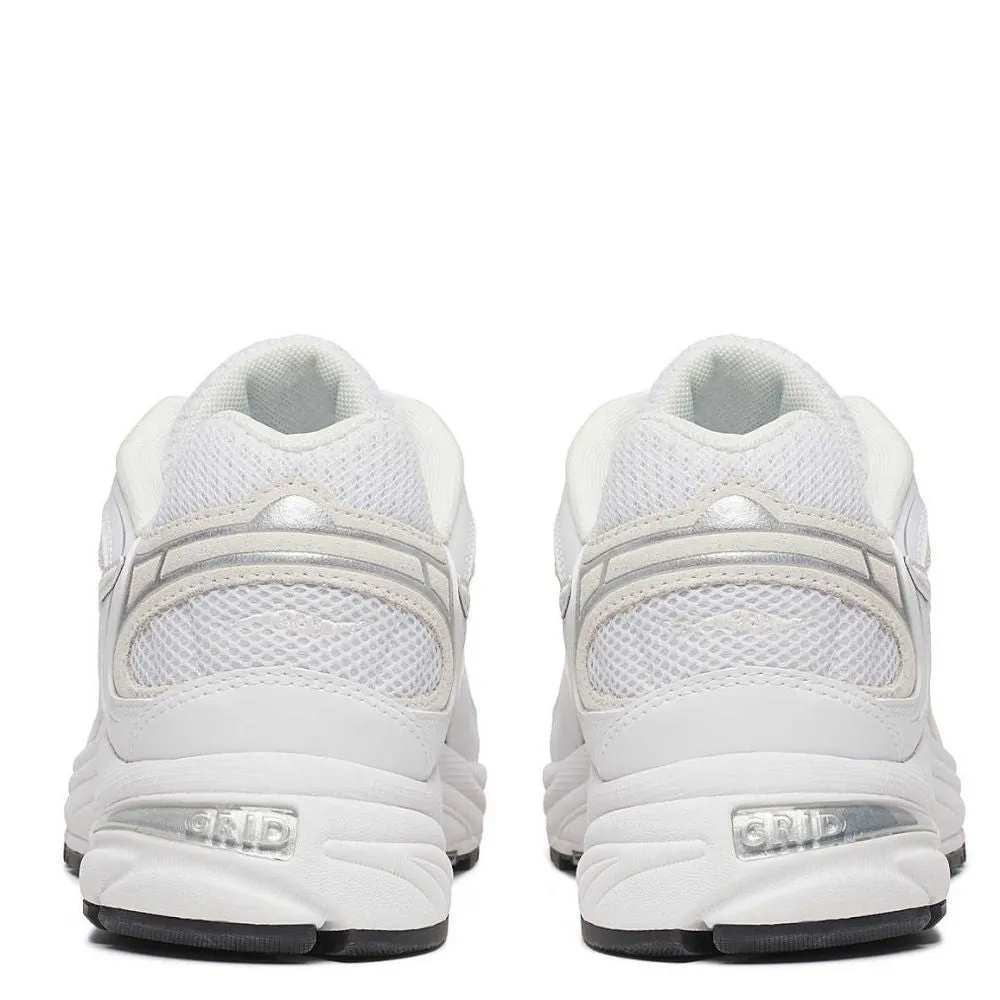 Saucony Grid Jazz 9 Suede in White Arch Support Daily Walk