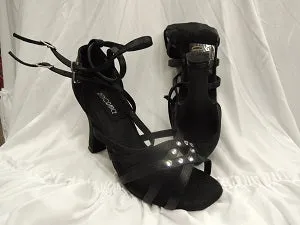 Galaxy Tone 3.38" Afton -- Flare Heel Latin Sandal