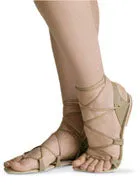 Ergonomic Travel Enthusiasts Sweat Resistant Gym Workout Adagio -- Belly Dancing Sandal -- Tan