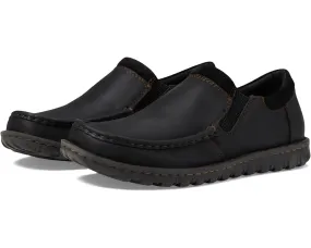 Born Men's Gudmund Black Leather Slip On Hand Crafted Casual Shoes H65103 Fashionable