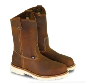 Quick Move Elastic Cuff Thorogood Men's American Heritage Crazyhorse Steel Toe Wellington Western Work Boots 804-4372