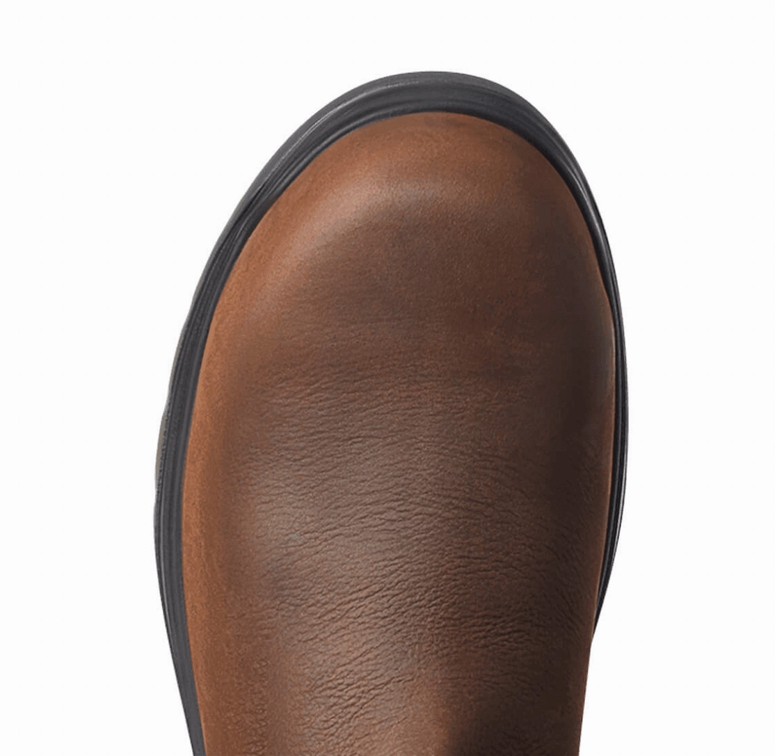 Ariat Men's Turbo Chelsea USA Assembled Waterproof Carbon Toe Work Boot 10036738 Padded Tongue