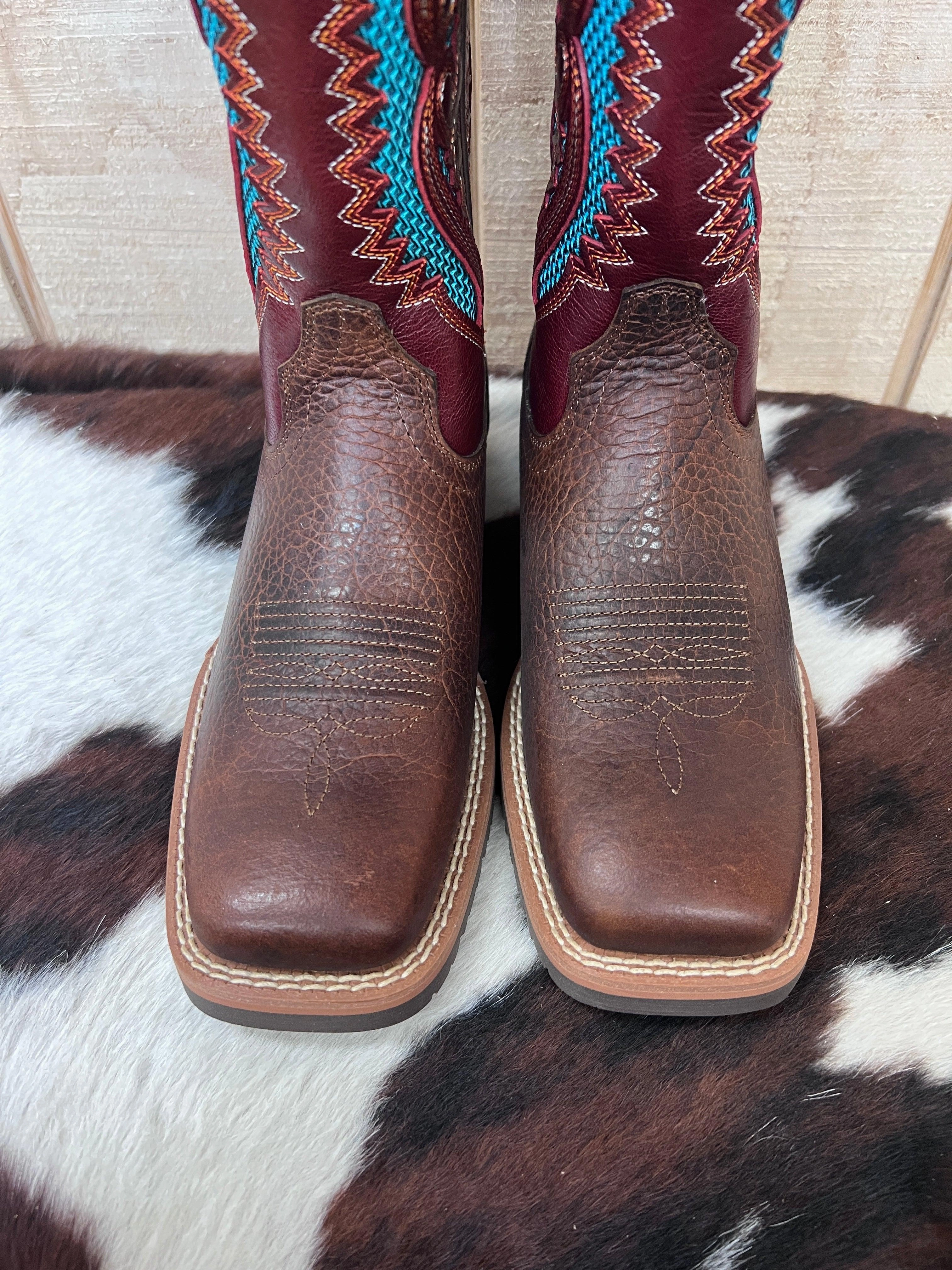 Ariat Women's Hybrid Rancher VentTek Brown Oiled Cowgirl Boots 10040410 Breathable