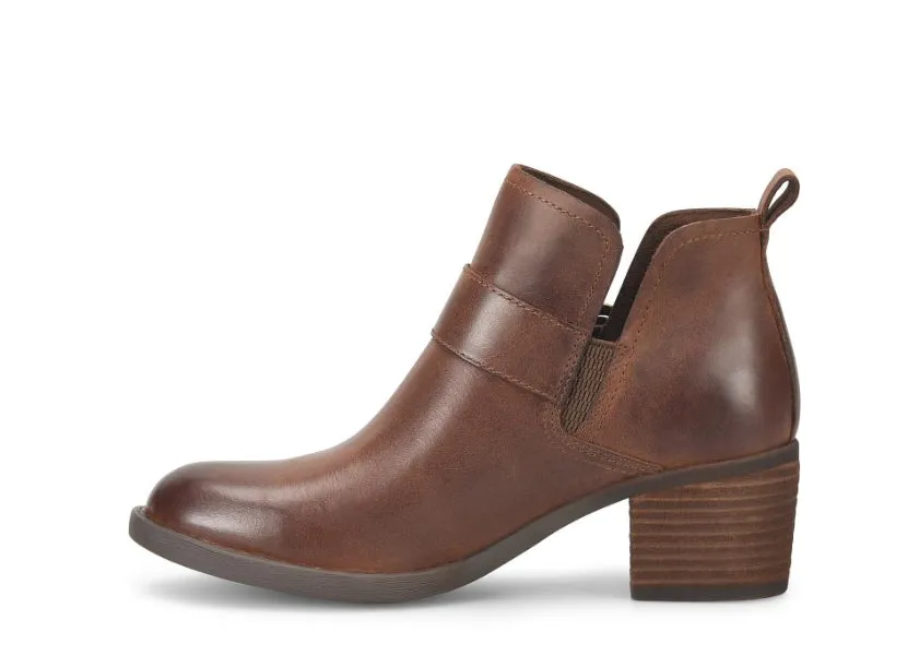 Modern Edge Born Women's Royce Brown Leather Ankle Bootie Shoe  BR0065506