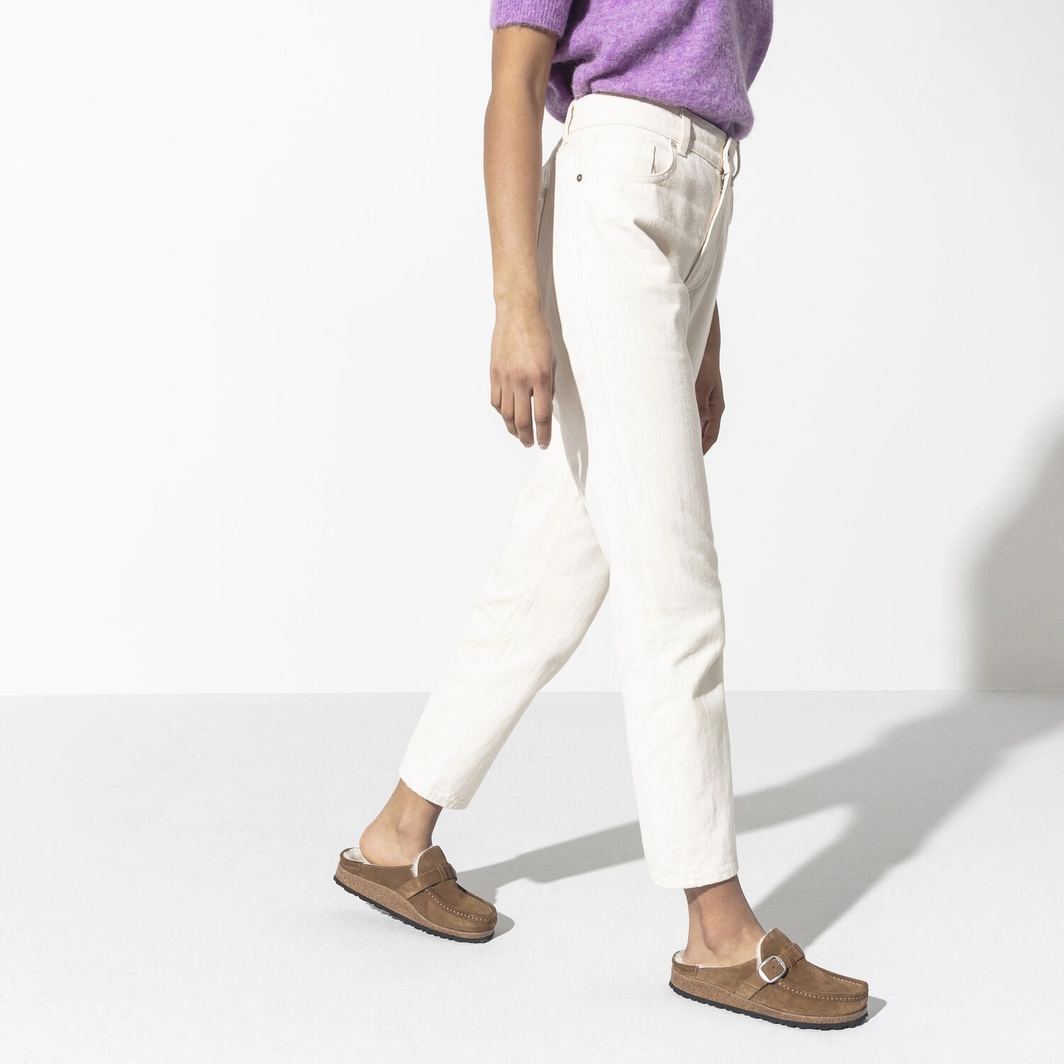 Love Glow Buckley Shearling | Suede | Tea