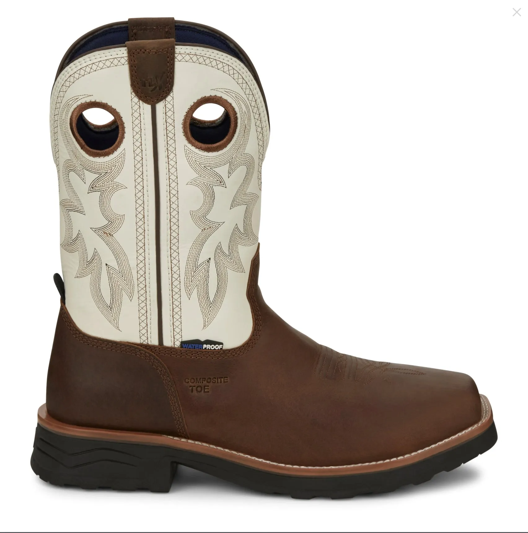 Tony Lama Men's Fireball Composite Toe Waterproof Work Boots TW3302 Training Enhanced grip