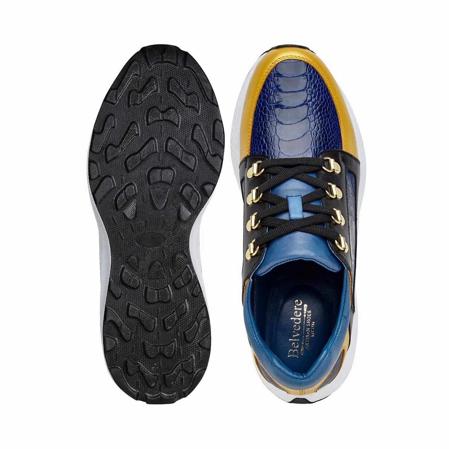 Adam - Gold/Blue/Black Fashion Glow Easy Wear