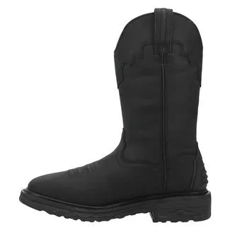 Dan Post Men's Black Leather Blayde Waterproof Cowboy Work Boot DP66450 Lace-Up Style Festival Ground