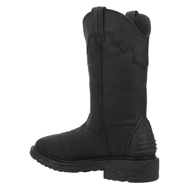 Classic Style Dan Post Men's Black Leather Blayde Waterproof Cowboy Work Boot DP66450